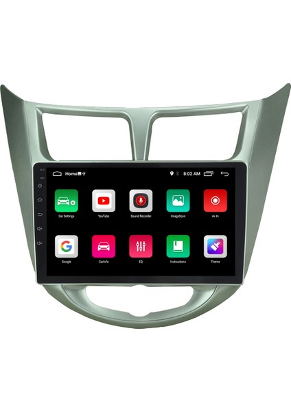 Hyundaı Accent Blue Android Carplay Navigasyon Multimedya Ekran Teyp 2gb Ram + 32GB HDD