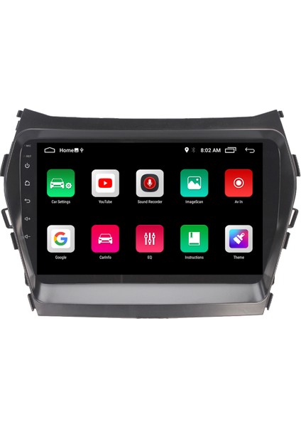 Hyundai IX45 Android Carplay Navigasyon Multimedya Ekran Teyp 2gb Ram + 32GB HDD