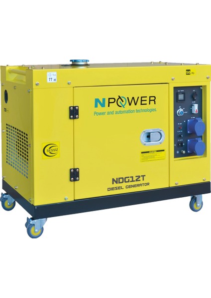 Portatif Dizel Jeneratör NDG12T