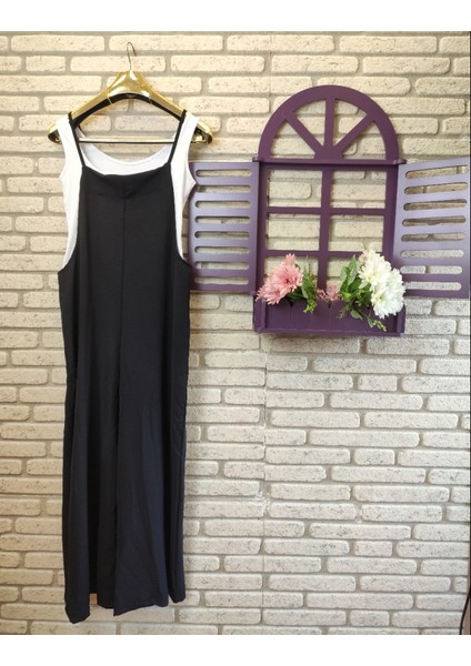 Atlet Dahil Efsane Tulum Elbise (Siyah) modelleri