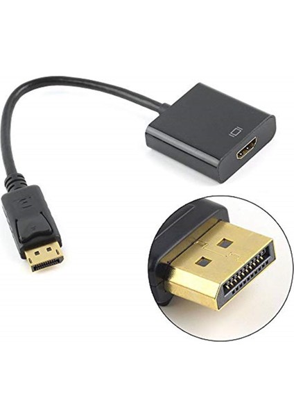 AL-4556 Displayport To HDMI Dönüştürücü Adaptor