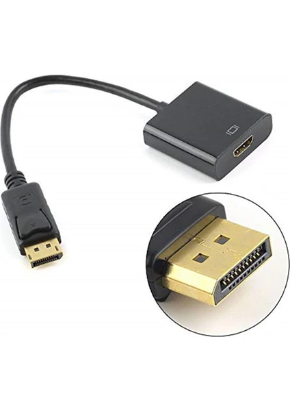 AL-4556 Displayport To HDMI Dönüştürücü Adaptor