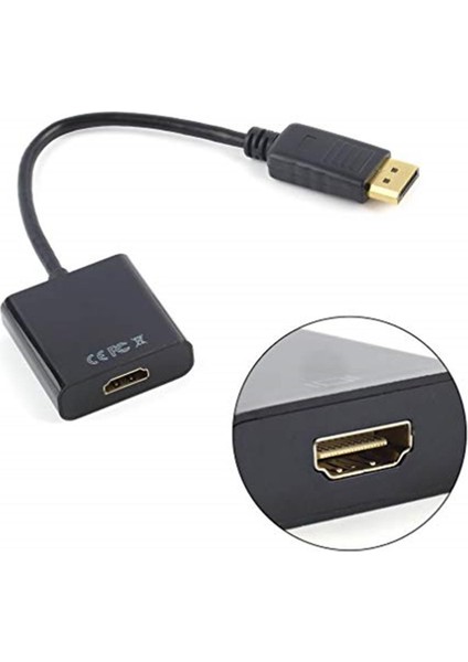 AL-4556 Displayport To HDMI Dönüştürücü Adaptor