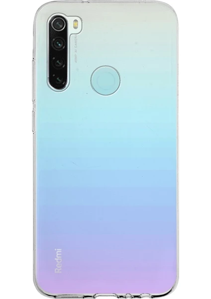 Kzy Xiaomi Redmi Note 8 Kapak 1mm Şeffaf Silikon Kılıf