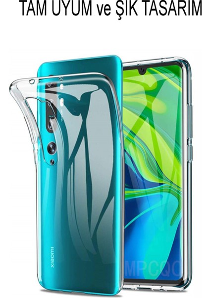 Xiaomi Redmi Note 9 Pro Kapak 1mm Şeffaf Silikon Kılıf
