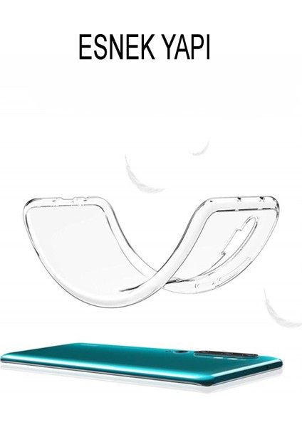 Xiaomi Mi Note 3 Kapak 1mm Şeffaf Silikon Kılıf