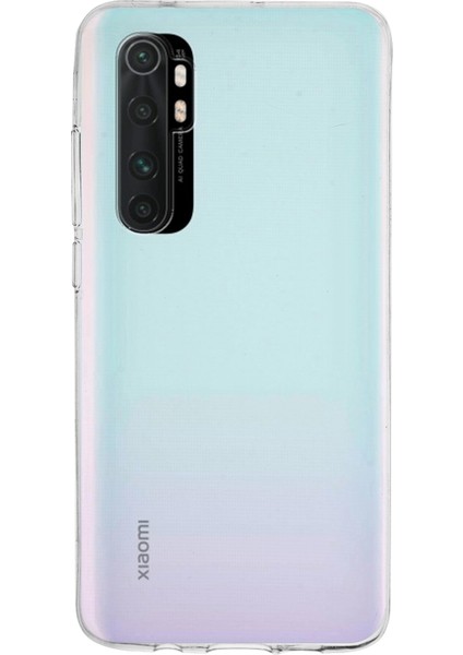 Xiaomi Mi Note 10 Lite Kapak 1mm Şeffaf Silikon Kılıf