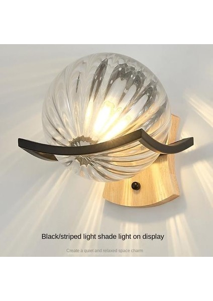 Modern Minimalist LED Aplik (D Siyah) (Yurt Dışından)