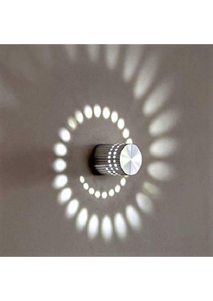 Spiral Delik LED Duvar Lambası Kısılabilir Spiral Lamba Uzaktan Kumanda Lambası ile Süslemek Için Aile Ktv Bar Düğün Parti Salonu Işıkları (Beyaz) (Yurt Dışından)