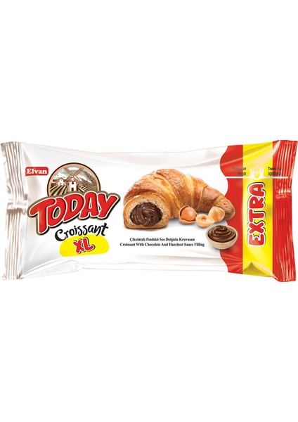 Today Kruvasan Çikolatalı 62 Gr. 24 Adet (1 Kutu)