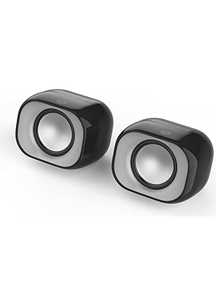 DHS-2111 2.0 Mini Taşınabilir Multimedya Speaker Hoparlör, Siyah