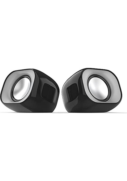 DHS-2111 2.0 Mini Taşınabilir Multimedya Speaker Hoparlör, Siyah