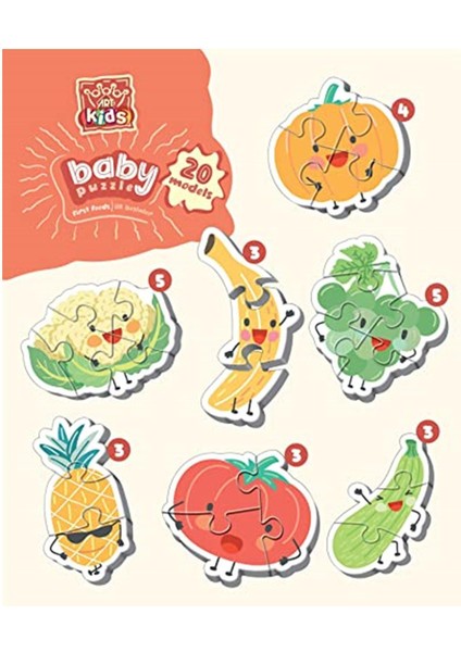 Art Kids Ilk Besinler Baby Puzzle fiyatları