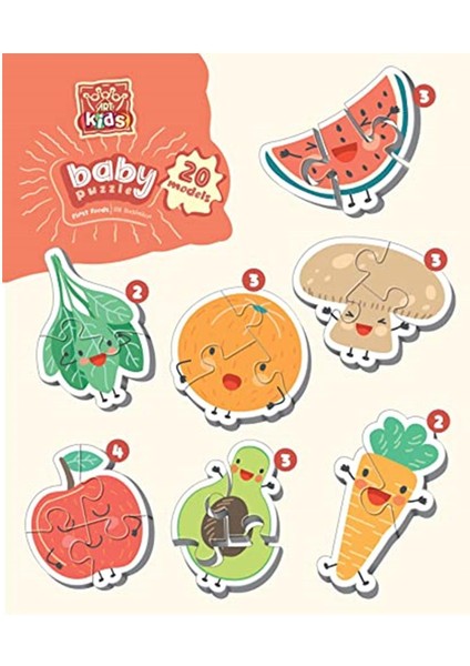 Art Kids Ilk Besinler Baby Puzzle modelleri