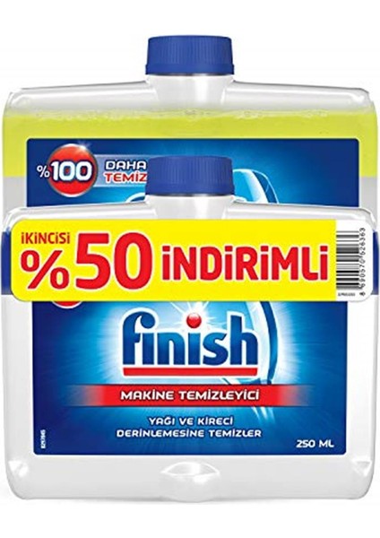 Bulaşık Makinesi Temizleyici Sıvı 250 ml Normal ve Limonlu