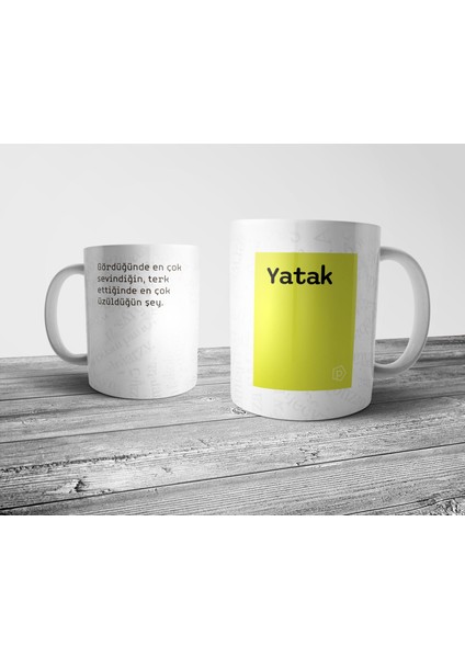 "yatak" Tanımı Komik - Sarı Kupa Bardak fiyatları