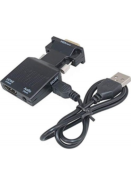 4501 VGA To HDMI Çevirici Dönüştürücü