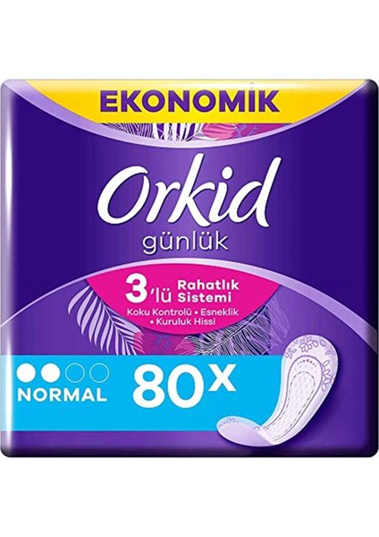 Günlük Ped Normal Dev Ekonomi Paketi 80 Ped