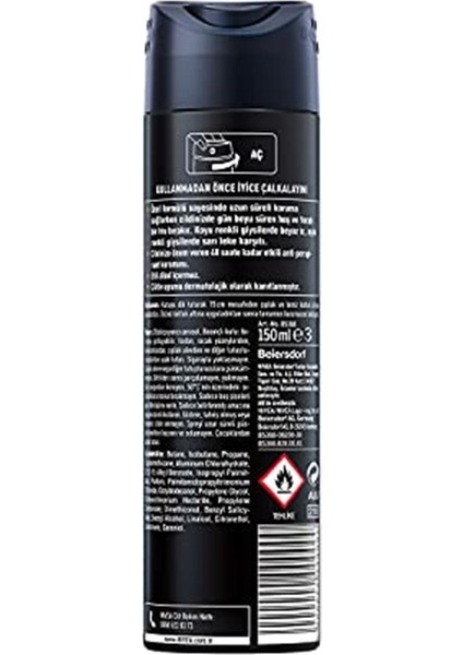 Black & White Invisible Güçlü Etki Sprey Deodorant Erkek, 150 ml fiyatları