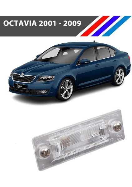 Skoda Octavia Arka Plaka Lambası 1 Adet 2001 - 2009 3B5943021E