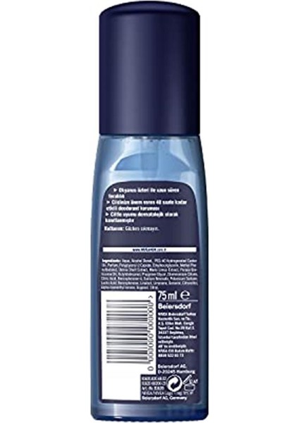 Men Erkek Pump Sprey Deodorant Fresh Active, Ter ve Ter Kokusuna Karşı 48 Saat Deodorant Koru fiyatları