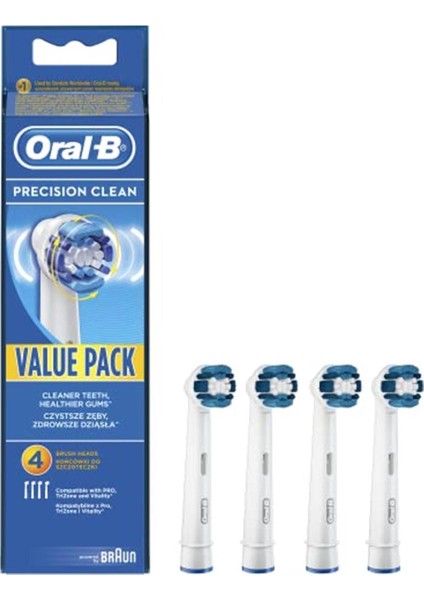 Precision Clean Clean Maximiser Diş Fırçası Yedek Başlığı, 4 Adet
