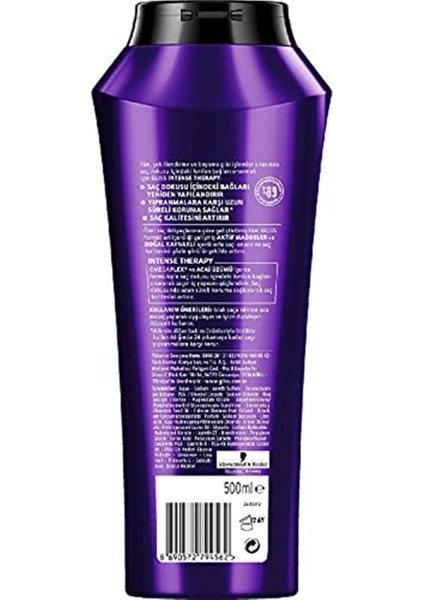 Schwarzkopf Intense Therapy Şampuan, 500 ml
