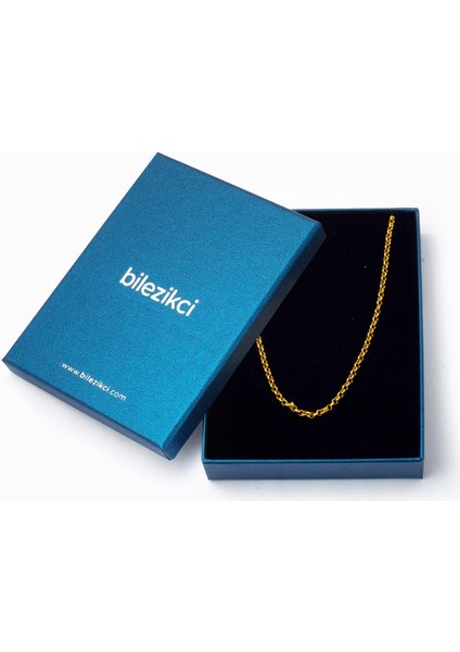 Doç Halka 14 Ayar Altın Zincir - 45 cm fırsatları