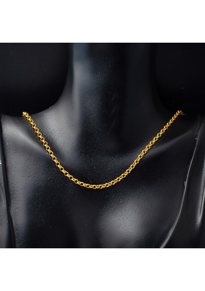 Doç Halkalı 14 Ayar Altın Zincir - 50 cm fiyatları