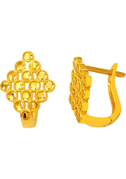 Bal Peteğim 22 Ayar Altın Küpe