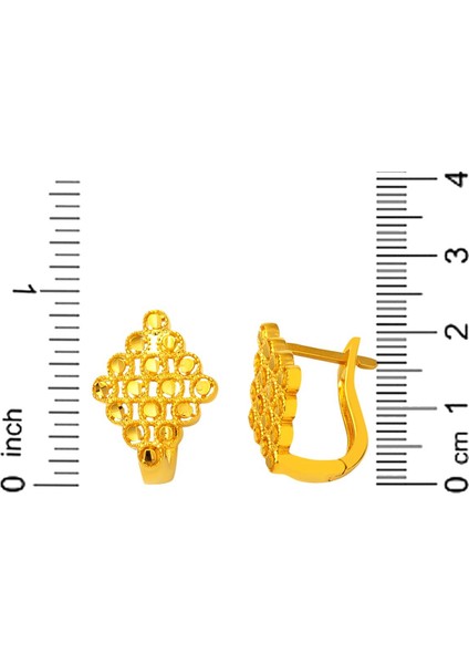 Bal Peteğim 22 Ayar Altın Küpe indirimleri