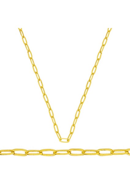 50 Cm. 14 Ayar Altın Spor Zincir