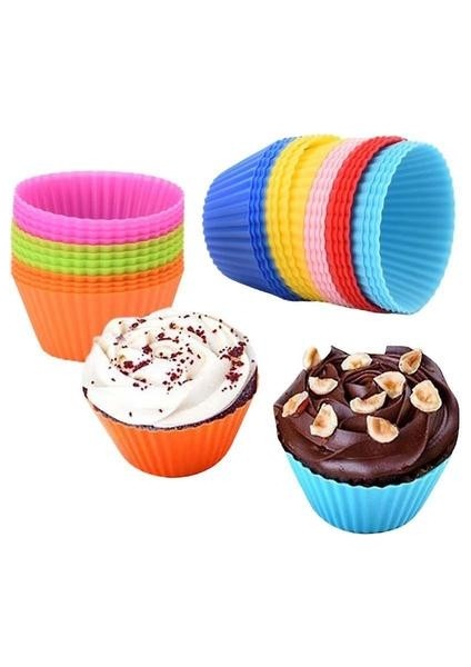 30 Adet Silikon Muffin Ekmek Kek Kalıpları (Yurt Dışından)