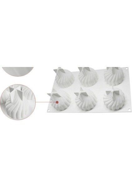 Pişirme Için 3D Silikon Kalıplar Dondurma Kalıp Silikon Mousse Pişirme Çerez Kalıbı Fondan Pasta Silikon Puding Kalıpları Yapışmaz | Kek Kalıpları (Yurt Dışından) fırsatları