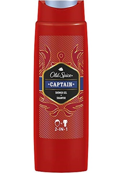 Captain 2'In 1 Duş Jeli & Şampuan 400ml