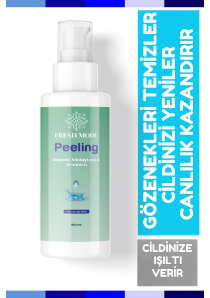 Arındırıcı,yenileyici ve Canlandırıcı Profesyonel Detoks Yüz Peeling (100 Ml)