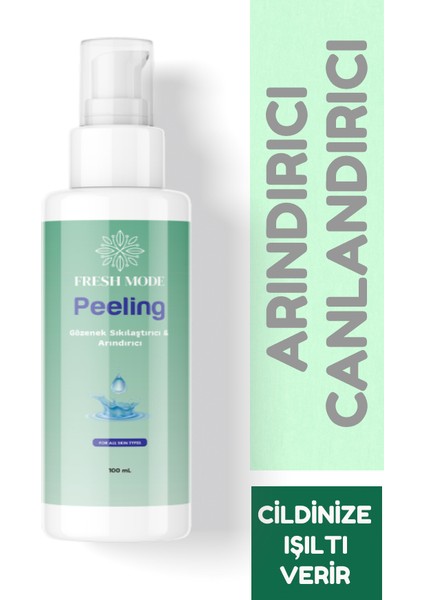 Arındırıcı,yenileyici ve Canlandırıcı Profesyonel Detoks Yüz Peeling (100 Ml) indirimleri