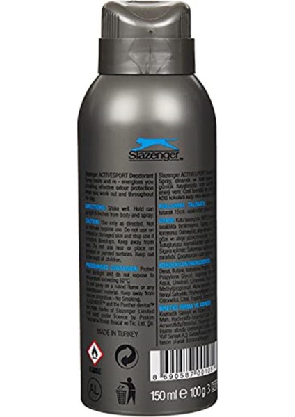 Activesport Mavi Deodorant Spray, 150 Ml