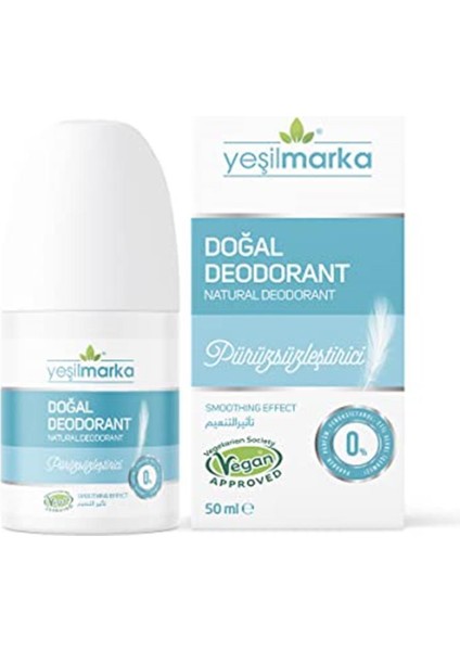 Deodorant- Pürüzsüzleştirici- Tüy Azaltıcı Özel Etki- Aluminyum- Alkol- Paraben- Parfüm 50ml