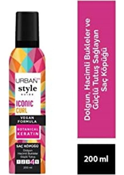 Style Guide Iconic Curl Saç Köpüğü, 200 ml