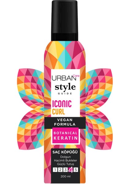 Urban Care Style Guide Saç Köpüğü Iconic Curl 200 ml