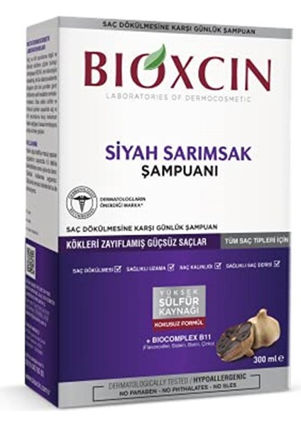 Siyah Sarımsak Şampuan 300 Ml 1 Paket