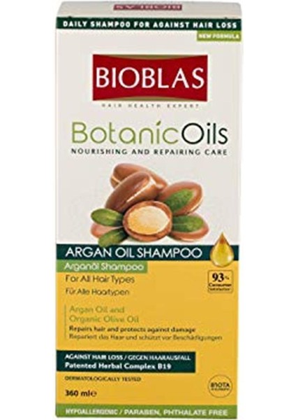 Botanic Oils 360 Ml Argan Yağlı Şampuan