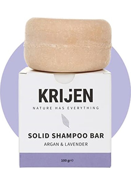 Argan & Lavanta Katı Şampuan 100 Gr