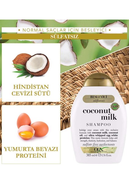 Şampuan Coconut Milk 385ml
