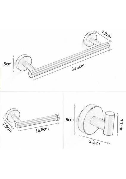 3-Piece Setbhed Altın Banyo Donanım Seti Robe Kanca Tek Havlu Bar Kağıt Tutucu Siyah Banyo Aksesuarları Paslanmaz Çelik | Banyo Donanım Setleri (Yurt Dışından)