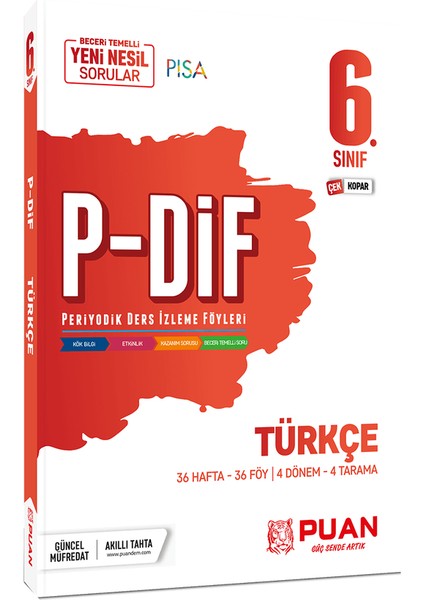 6. Sınıf Türkçe PDİF Konu Anlatım Föyleri