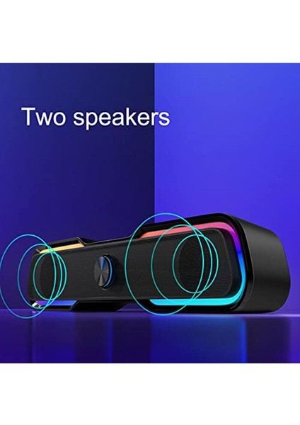 DHE-6002 2X3W Gaming Rgb Için Soundbar fiyatları