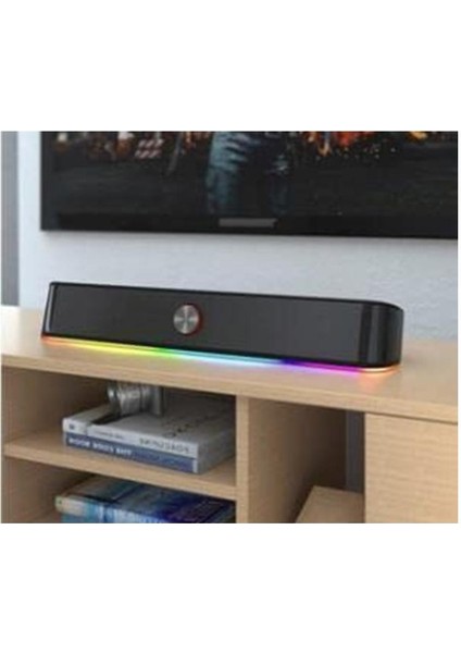 DHE-6003 Kablolu Soundbar Hoparlör Rgb Oyuncu Işıklı Touch modelleri