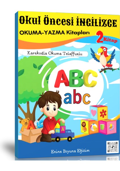 Okul Öncesi Ingilizce Okuma Yazma Seti (2 Fasikül Kitap) (Ciltli)